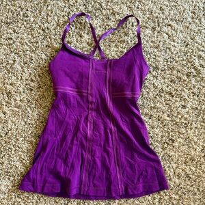 lululemon athletica Bright Purple Tank Top